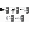 Держатель туалетной бумаги и освежителя WASSERKRAFT AMMER K-7059